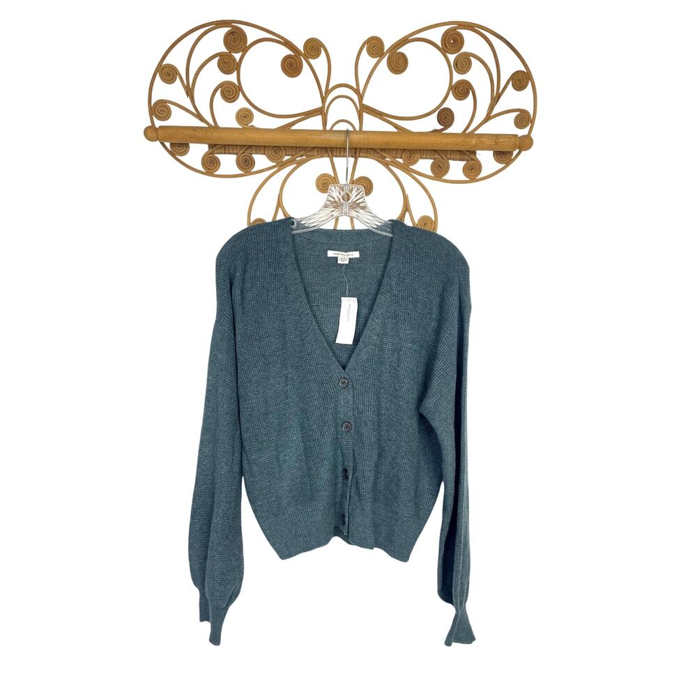 NEW American Eagle knit Cardigan v-neck Green M